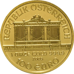 2009 Austrian Gold Philharmonic Coin 1oz