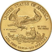 1998 American Eagle Gold Coin 1oz