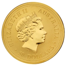 2006 1/2oz Australian Kangaroo Gold Nugget Coin