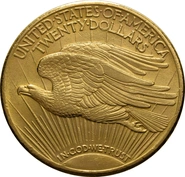 1929 $20 Gold Coin Double Eagle St Gaudens Head Philadelphia