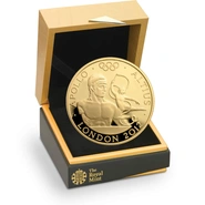 London 2012 Gold Series Altius Apollo 1/4oz Proof Gold Coin Boxed