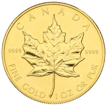 1989 Canadian Maple Leaf Gold Coin 1oz